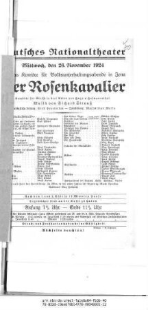 Der Rosenkavalier