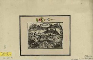 Ansicht von Annaberg, Kupferstich, um 1750 : Annaberg. - [S.l.] , [um 1750]. - 1 Kunstbl. : Kupferst. ; 15 x 11 cm