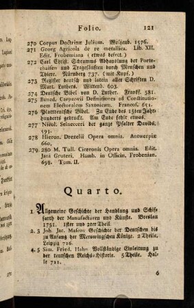 121-159, Quarto.