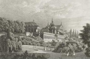 Außen Ansicht des Zwingers