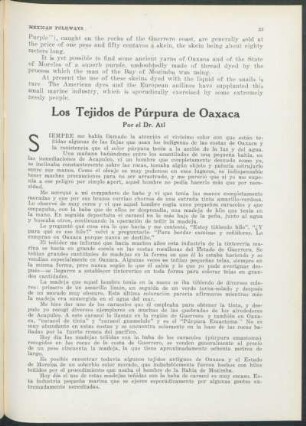 Los tejidos de púrpura de Oaxaca