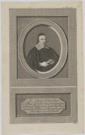 Bildnis des Johann Georg Dorscheus