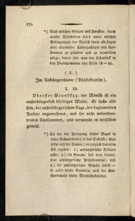 170-155, (A.) Im Unbürgerlichthume (Physiokratism)