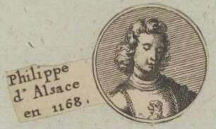 Bildnis von Philippe d'Alsace