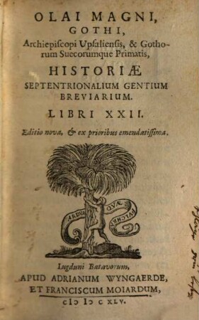 Historiae de gentibus septentrionalibus