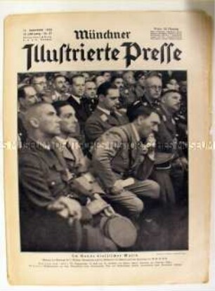 Wochenzeitschrift "Münchner Illustrierte Presse" u.a. zum Reichsparteitag der NSDAP 1933