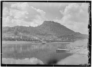 Festung Königstein von Halbestadt mit Schiff