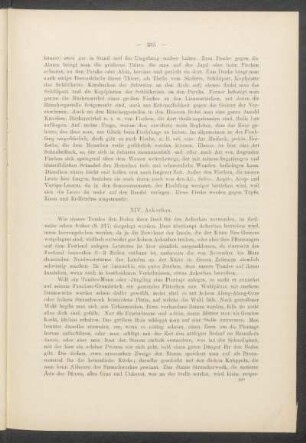 XIV. Ackerbau.