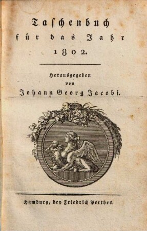 Taschenbuch : für das Jahr ..., 1802