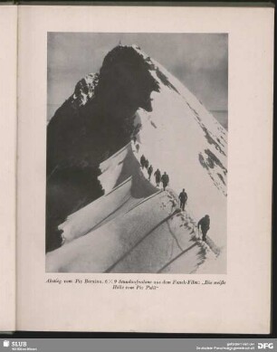 Abstieg vom Piz Bernina