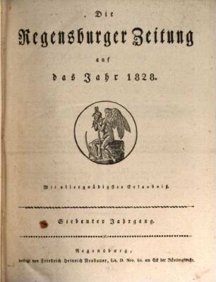 Regensburger Zeitung. 1828 = Jg. 7