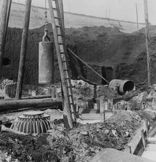 Filter-Bohrloch : Technikgeschichte | Technologie | Gewinnung und Verarbeitung von Braunkohle | Tagebau | Pfännerschaft Halle (Saale)