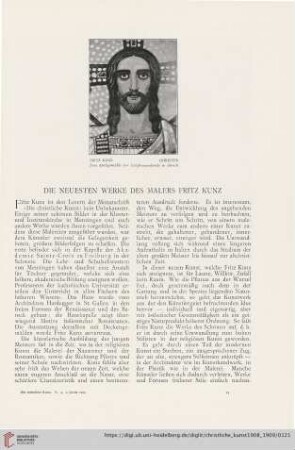 5: Die neusten Werke des Malers Fritz Kunz