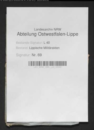 Einzelne Soldaten der lipp. Kreiskompanie