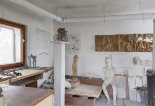 Atelier des Bildhauers Siegfried Schreiber (1928-1988), Bertsdorf bei Zittau