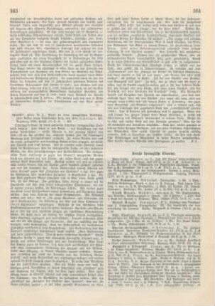 363-364 [Rezension] Thiersch, Heinrich Wilhelm Josias, Briefe an einen evangelischen Geistlichen