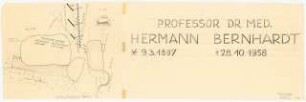 Arzthaus Prof. Bernhardt, Berlin-Charlottenburg: Grabstein 1:25