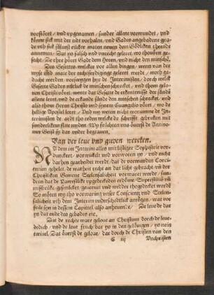 Van der leve und guden wercken.
