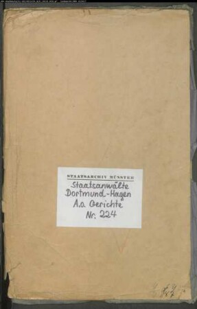 Angeklagter: Sustar, Franz: Landfriedensbruch (Plünderungen usw. in Hamm am 3.- 4.7.1919)