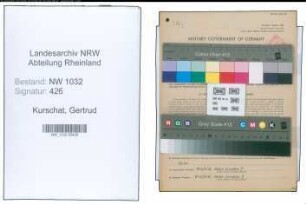 Entnazifizierung Gertrud Kurschat , geb. 07.07.1907 ()