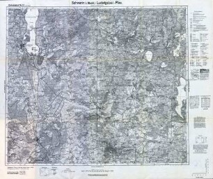 Reichskarte: Einheitsblatt 35 (1cm-Karte) Schwerin i. Meckl.-Ludwigslust-Plau