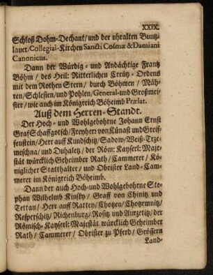 Auß dem Herren-Standt