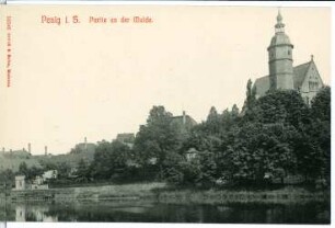 Penig. Mulde mit Kirche