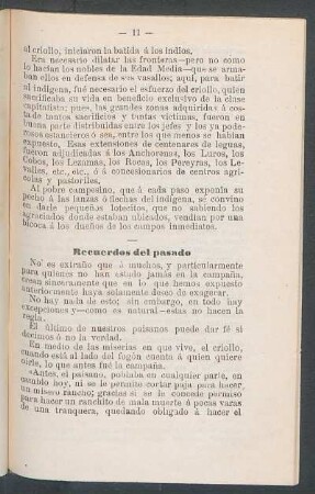 Recuerdos del pasado