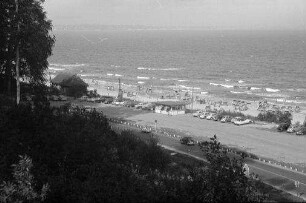 Timmendorfer Strand: Bäderstraße und Meer von oben