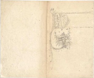 Thiersch, August ; Varia - Buchstaben - Entwurf