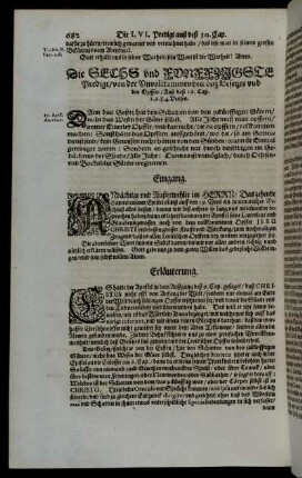 Die Sechs und Funffzigste Predigt. - Die Acht und Funffzigste Predigt.