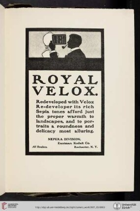 Nepera Division, Eastman Kodak Co. [Royal Velox Paper]