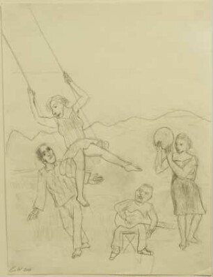 Die Schaukel, Studie