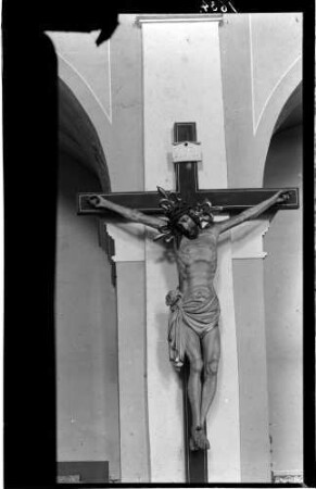 Offenburg Franziskanerkloster Kruzifix aus Holz (18. Jahrhundert)