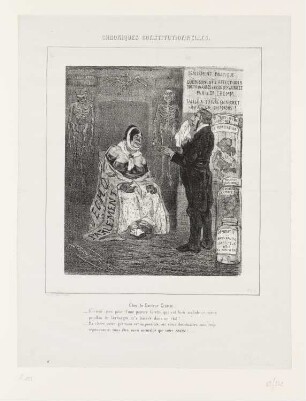 Chroniques constitutionnelles, aus: "Politik zum Lachen", Brüssel 1859