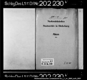 Verhandlungen mit dem Bischof von Minden wegen Steinabfuhr vom Bückeberg
