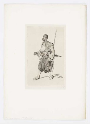Bachi Bozoucq de la haute Egypte, Blatt 2 der Folge "Bevölkerung der Donauprovinzen im Jahr 1854"