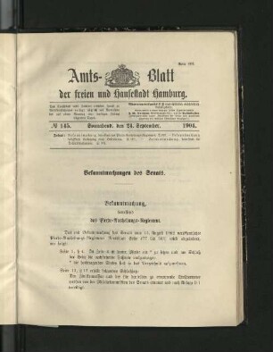 No. 145, 24. September 1904.