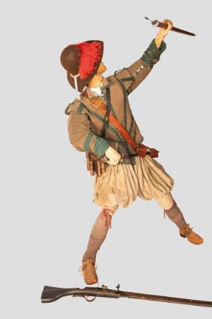 Figurine eines Musketiers