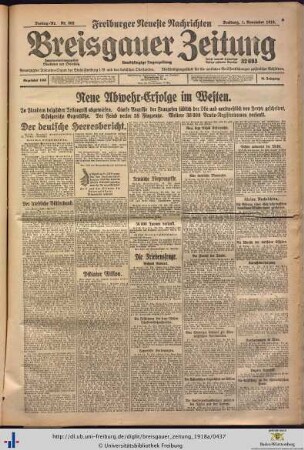 Nr. 302-331 (November 1918)