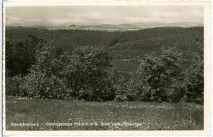 Oberbärenburg. Blick nach Falkenhain