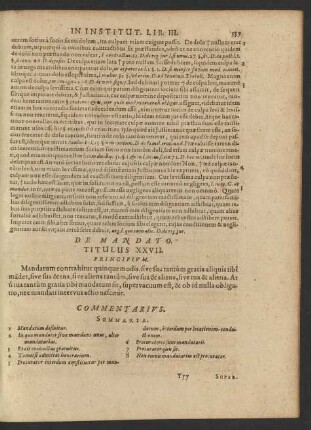 De Mandato. Titulus XXVII.