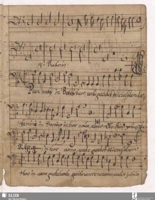Anonymus: Puer natus in Bethlehem