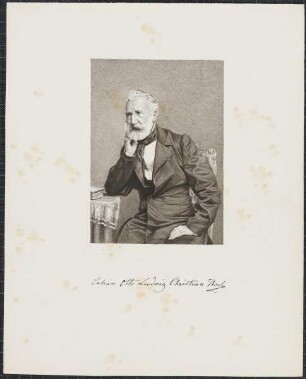 Icones Professorum Marpurgensium — Bildnis des Johann Otto Ludwig Christian Hach (1799-1873)