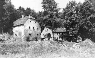 Löbau-Bellwitz. "Gemauerte Mühle" im Skalatal