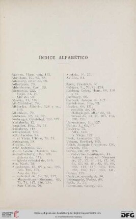 Índice Alfabético