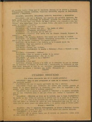 Cuadro segundo