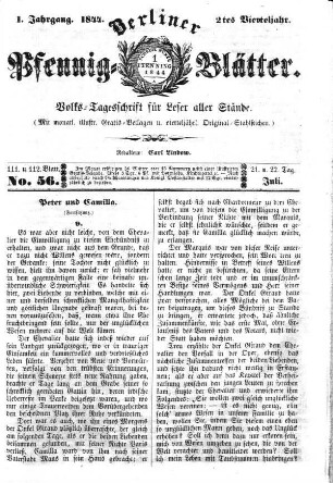 No. 56, 21. u. 22. Tag. Juli