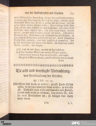 Die acht und dreyßigste Betrachtung [...]