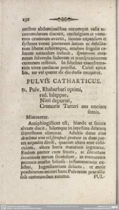 Pulvis Catharticus